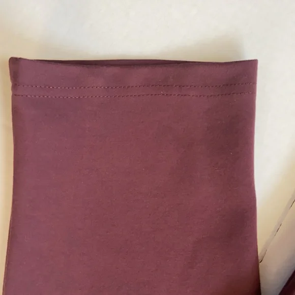 NWT MARLA WYNNE Size 4 Burgundy Elastic Waist Rayon/Nylon/Spandex Blend Pants - Picture 5 of 9